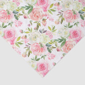 ピンクローズフローラデクページティッシュペーパー 薄葉紙 (詳細)