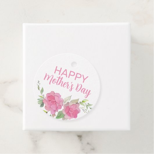 ピンクローズフローラハッピーマザーズデイ フェイバータグ (インサイチュ)