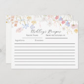 ピンクローズフローラレシピカード (正面/裏面)