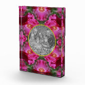 ピンクローズフローラ抽象芸術の追加 フォトブロック (右)