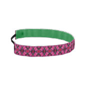 ピンクローズフローラ抽象芸術アート アスレチックヘッドバンド (左)