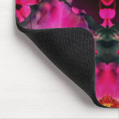 ピンクローズフローラ抽象芸術アーパーソナライズされたト マウスパッド (コーナー)
