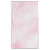 ピンクローズフローラ赤面 スモールペーパーバッグ (裏面)