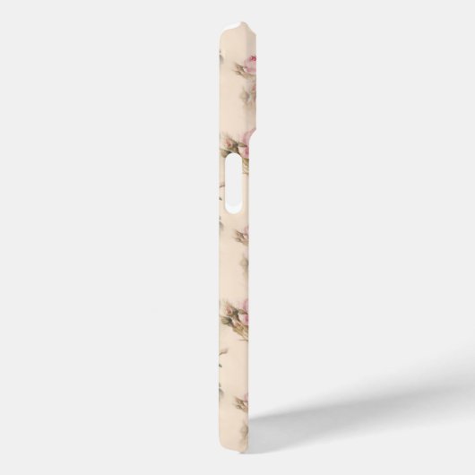 ピンクローズフローラiphone 15携帯電話ケースカバー Case-Mate iPhoneケース (裏面 / 右)