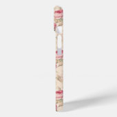 ピンクローズフローラiphone 15携帯電話ケースカバー Case-Mate iPhoneケース (裏面 / 左)