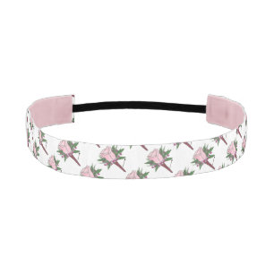 ピンクローズブトニエールフローラプロム結婚ズヘッドバンド アスレチックヘッドバンド