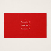 ピンクローズブド抽象芸術フラワーアート名刺 (裏面)