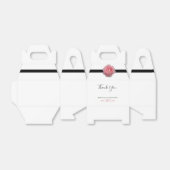 ピンクローズブラックリ結婚ボン フェイバーボックス (折り畳みなし)