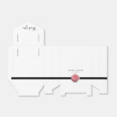 ピンクローズブラックリ結婚ボン フェイバーボックス (折り畳みなし)