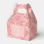 ピンクローズブロッサムフローラ誕生日サンキュー フェイバーボックス (裏面サイド)