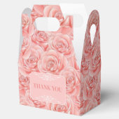 ピンクローズブロッサムフローラ誕生日サンキュー フェイバーボックス (オープン)