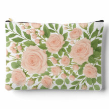 ピンクローズプリントカットソーバッグ