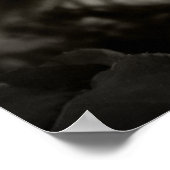 ピンクローズプリント ポスター (角)