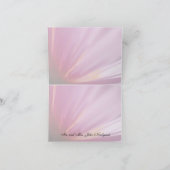 ピンクローズペタルサンキューカード サンキューカード (内部)