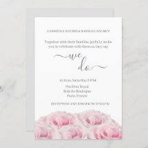 ピンクローズホワイトグレーエレガントフローラ結婚We Do S