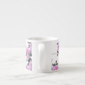 ピンクローズホワイトピケットフェンス エスプレッソカップ (裏面)