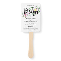 ピンクローズボホフローラウォーター色結婚式 プログラム