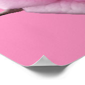 ピンクローズポスタープリントビューティフルフラワーアートプリント ポスター (角)