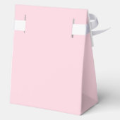 ピンクローズポピンシャンパーニュボトルベビーシャワー フェイバーボックス (裏面)