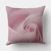 ピンクローズマクロ装飾用クッション クッション (裏面)