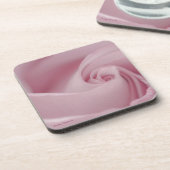 ピンクローズマクロ コースター (左側)