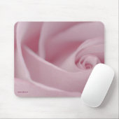 ピンクローズマクロ マウスパッド (マウス)