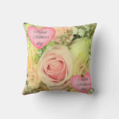 ピンクローズマザーズの日ハート クッション (裏面)