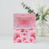 ピンクローズマザーズデイ ポストカード (スタンド正面)