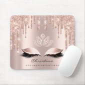 ピンクローズメイクアップアーティストスパークリダイヤモンドロトスラッシュ マウスパッド (マウス)