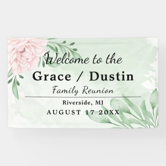 ピンクローズユーカリプタスファミリー懇親会 横断幕 (横)