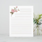 ピンクローズライニング紙 (スタンド正面)