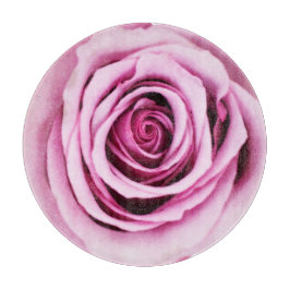 ピンクローズラウンドカットボード カッティングボード