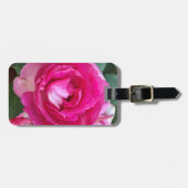 ピンクローズラゲッジタグ ラゲッジタグ (正面横)