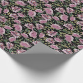 ピンクローズラッピング紙 ラッピングペーパー (角)