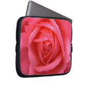 ピンクローズラップトップスリーブロマンチックバラタブレットケース ラップトップスリーブ (正面右)