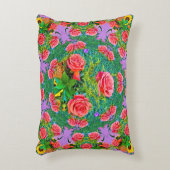 ピンクローズリングや輪 アクセントクッション (正面(垂直))