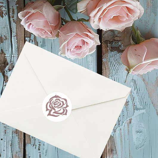 ピンクローズリージェンシートリバル ラウンドシール