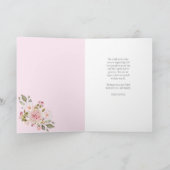 ピンクローズリースドーターマザーズデイカード カード (内部)