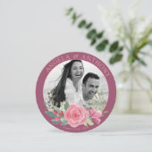 ピンクローズリースフォトウェディング日付を保存 (スタンド正面)