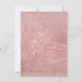 ピンクローズレッドビーンメイクアップアイグリッター16ブライダル 招待状 (裏面)