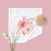 ピンクローズレースフローラ バスタオルセット