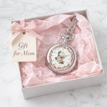 ピンクローズヴィンテージボタニカルウォッチ