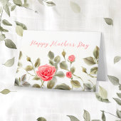 ピンクローズヴィンテージマザーズデイカード シーズンカード