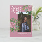 ピンクローズヴィンテージ卒業発表 招待状 (スタンド正面)