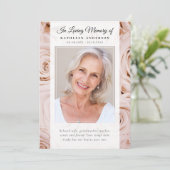 ピンクローズ写真追悼法会 招待状 (スタンド正面)