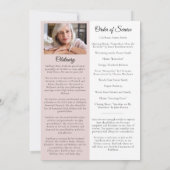 ピンクローズ写真追悼法会 招待状 (裏面)