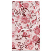 ピンクローズ抱き枕 スモールペーパーバッグ (裏面)