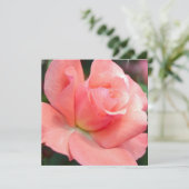 ピンクローズ招待状 招待状 (スタンド正面)