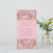 ピンクローズ真珠のサンキューカードパーティー機能 サンキューカード (スタンド正面)