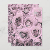 ピンクローズ紙シートスケッチ (正面/裏面)